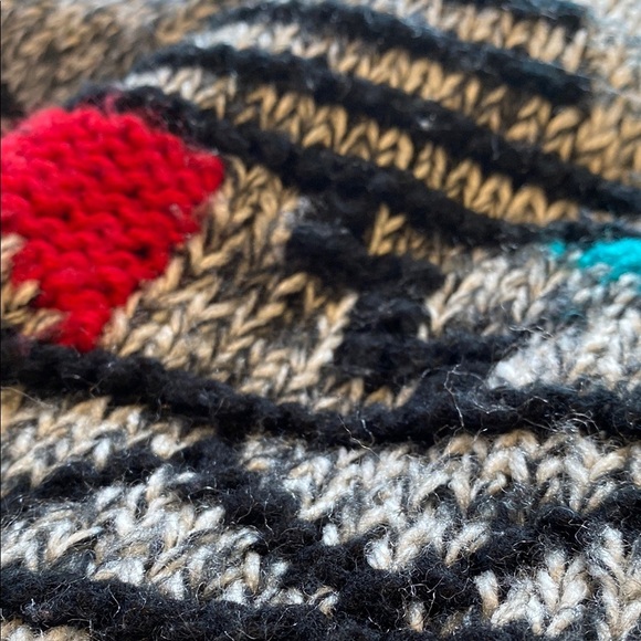 Club International Men's Acrylic Geometric Knit Sweater Eclectic Grandpa Artsy - Picture 13 of 14